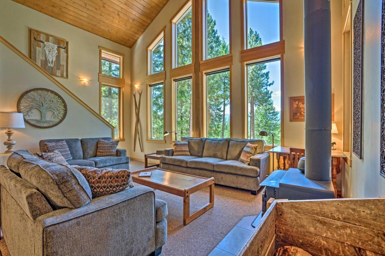 Private Leavenworth Cabin With Mtn Views And Fire Pit Buitenkant foto